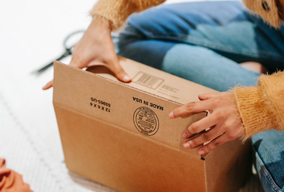 Envío de enseres personales (ropa)